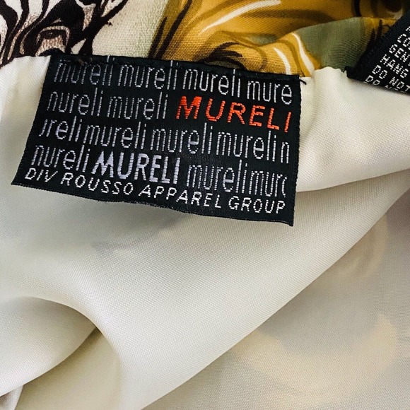 Vintage Womens L Mureli Windbreaker Jacket Zebra Green Zip Off Sleeves Vest - Picture 7 of 12